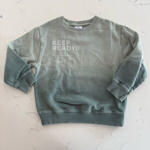 Zara Kids Ombre Green Sweatshirt